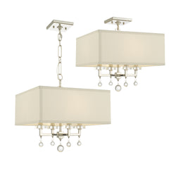 Crystorama - 8105-PN_CEILING - Four Light Ceiling Mount - Paxton - Polished Nickel