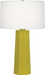 Robert Abbey - CI960 - One Light Table Lamp - Mason - Citron Glazed