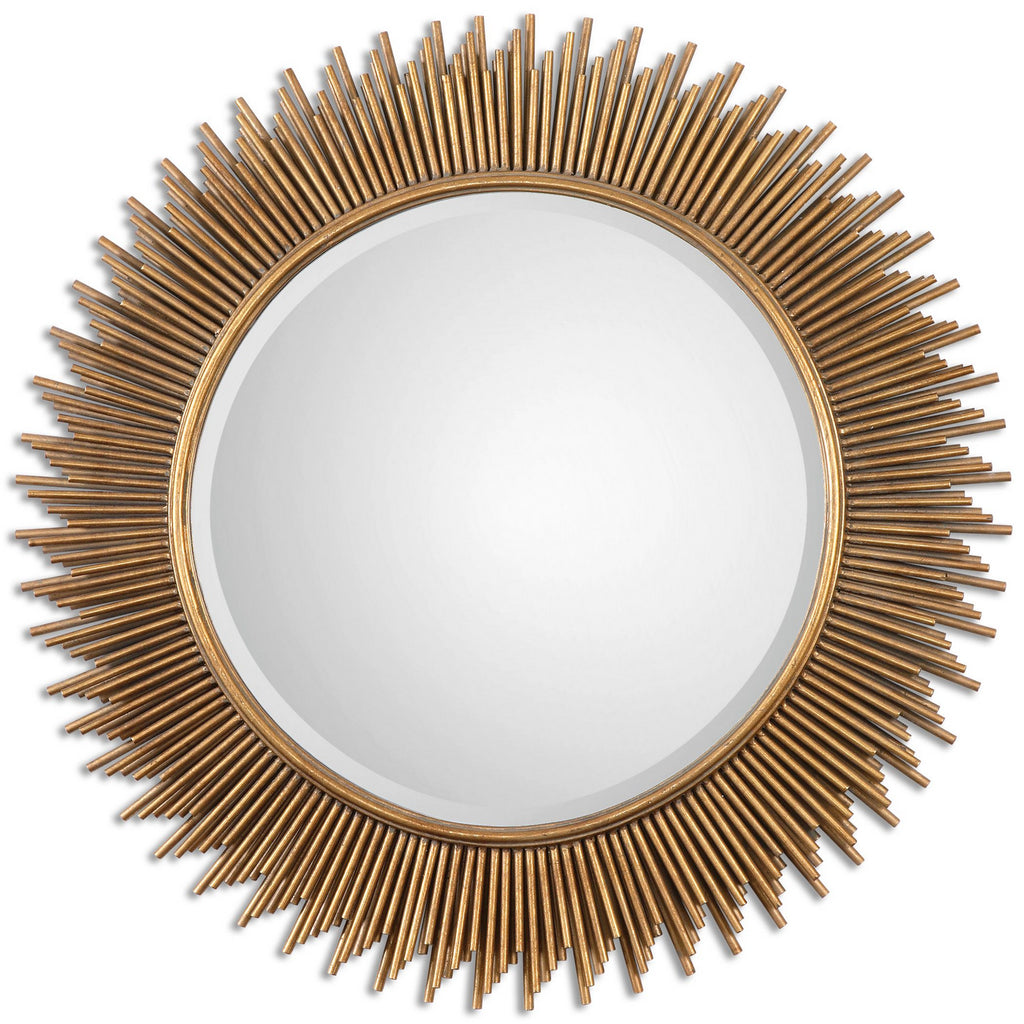 Uttermost - 08137 - Mirror - Marlo - Antiqued Gold Leaf