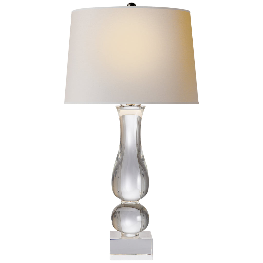Visual Comfort Signature - CHA 8646CG-NP - One Light Table Lamp - Balustrade - Crystal