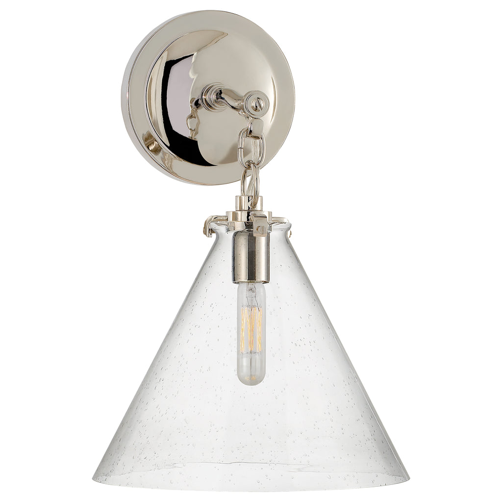 Visual Comfort Signature - TOB 2225PN/G6-SG - One Light Wall Sconce - Katie Conical - Polished Nickel