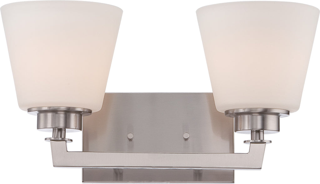 Nuvo Lighting - 60-5452 - Two Light Vanity - Mobili - Brushed Nickel