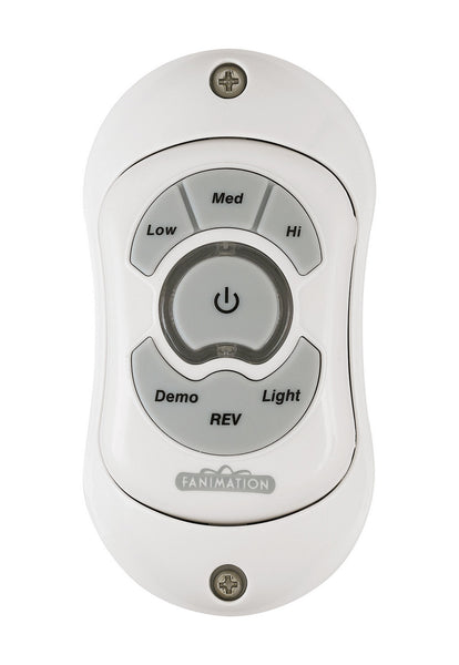 Controls Hand Held Remote Reversing - Fan Speed/Light-WH