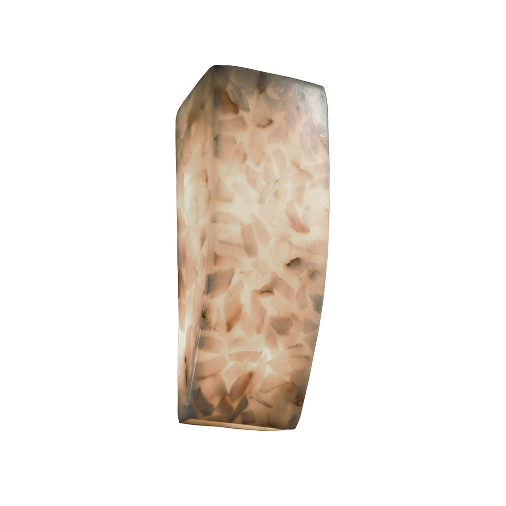 Justice Designs - ALR-5135-LED1-1000 - LED Wall Sconce - Alabaster Rocks!
