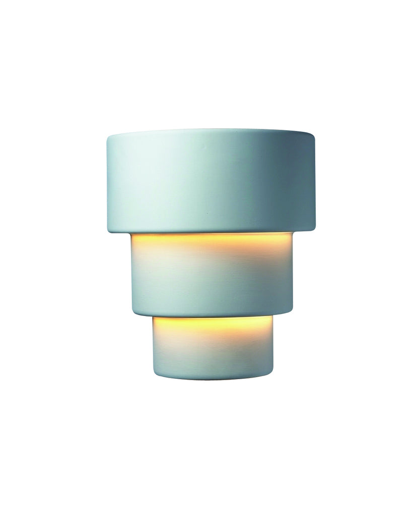 Justice Designs - CER-2235-BIS-LED2-2000 - LED Lantern - Ambiance - Bisque