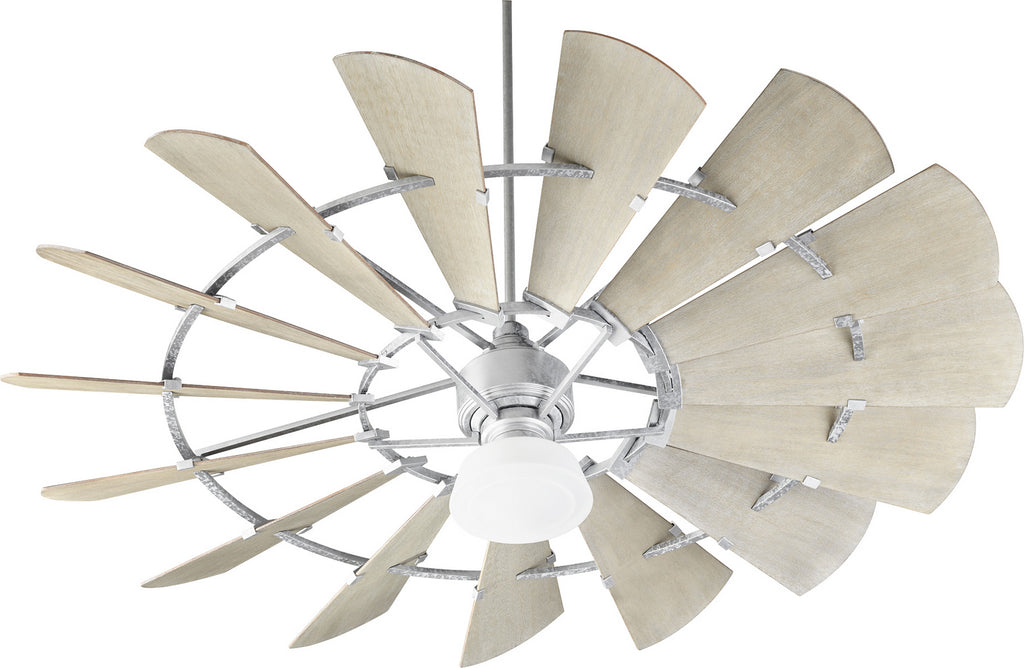 Quorum - 97215-9 - 72``Ceiling Fan - Windmill - Galvanized