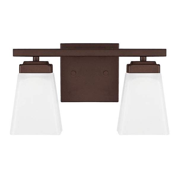 Baxley Two Light Vanity in Bronze Finish