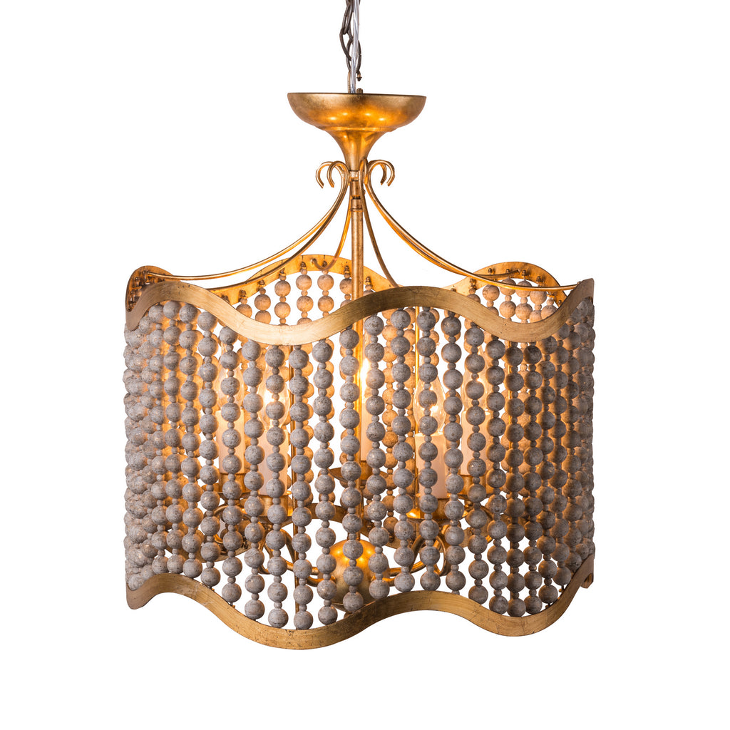 Terracotta Designs - H6107-5 - Five Light Chandelier - Luigia - Gold