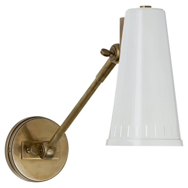 Antonio One Light Wall Sconce in Hand-Rubbed Antique Brass Finish