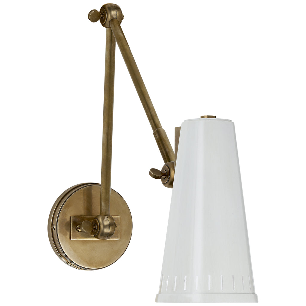 Visual Comfort Signature - TOB 2066HAB-AW - One Light Wall Sconce - Antonio - Hand-Rubbed Antique Brass