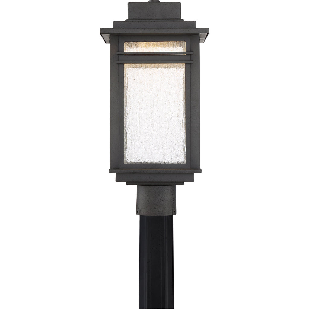 Quoizel - BEC9009SBK - LED Outdoor Post Mount - Beacon - Stone Black