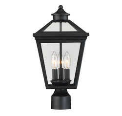 Savoy House - 5-147-BK - Three Light Post Lantern - Ellijay - Black