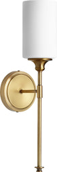 Quorum - 5309-1-80 - One Light Wall Mount - Celeste - Aged Brass