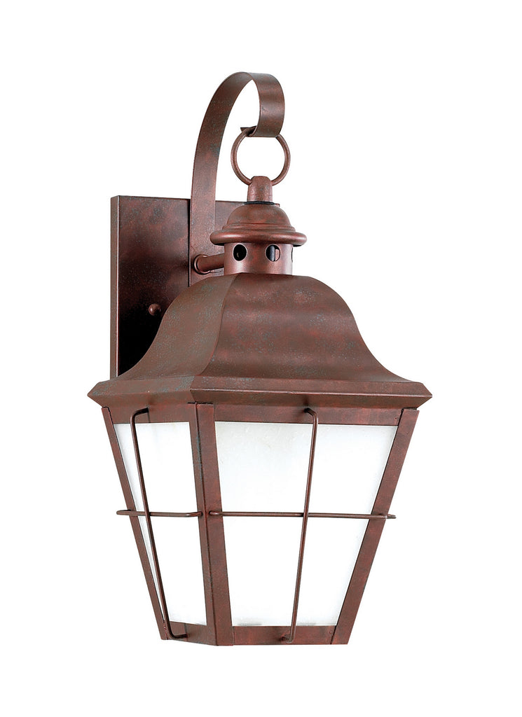 Generation Lighting. - 8462DEN3-44 - One Light Outdoor Wall Lantern - Chatham - Weathered Copper