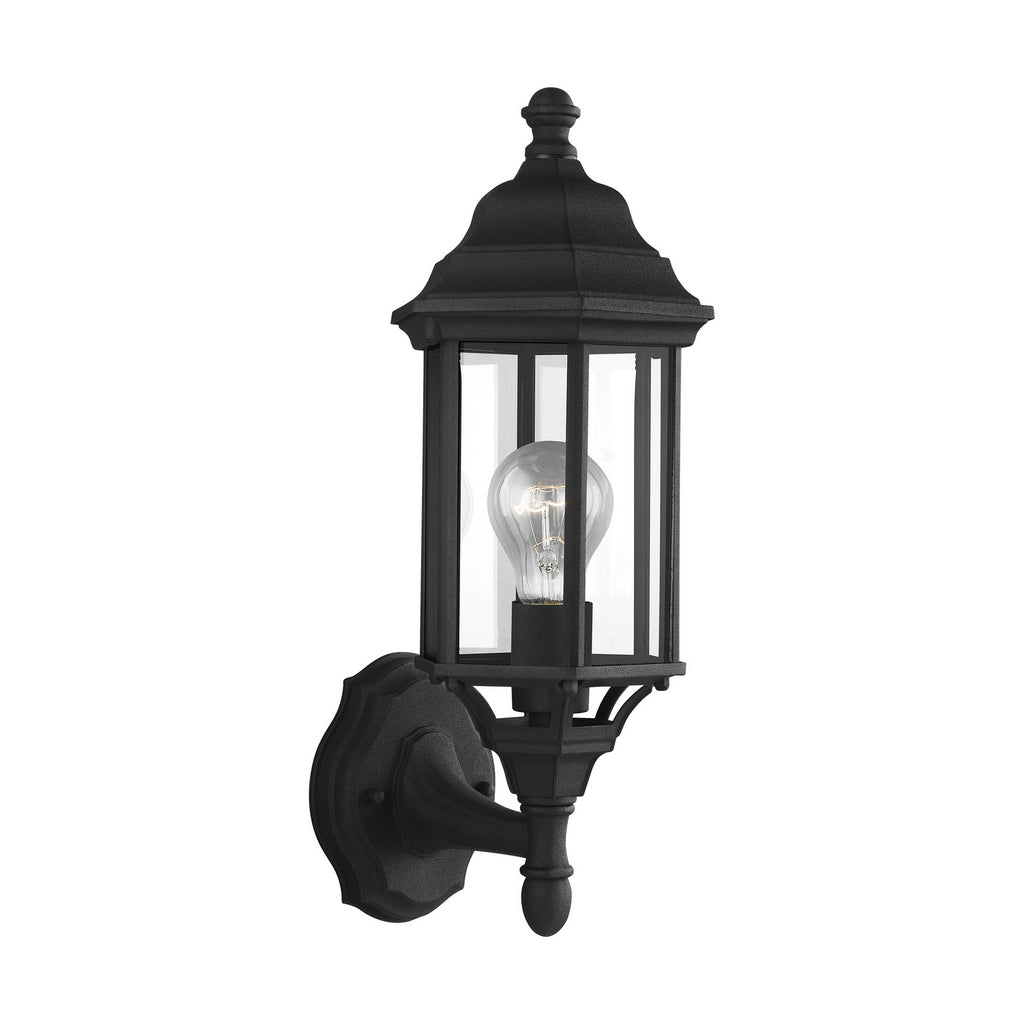 Generation Lighting. - 8538701-12 - One Light Outdoor Wall Lantern - Sevier - Black