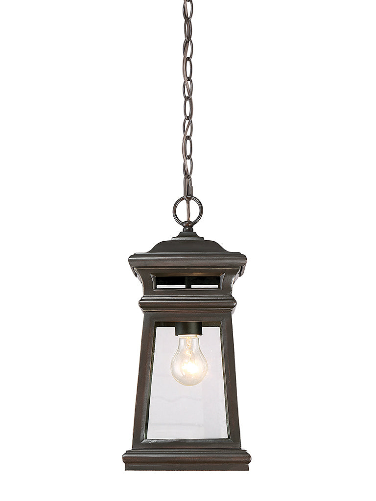 Savoy House - 5-243-213 - One Light Hanging Lantern - Taylor - English Bronze with Gold