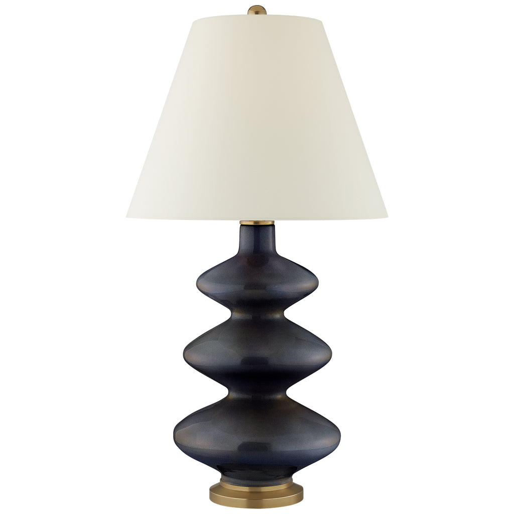 Visual Comfort Signature - CS 3631MBB-PL - One Light Table Lamp - Smith - Mixed Blue Brown