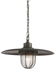 Troy Lighting - F3897 - One Light Pendant - Acme - Aged Silver