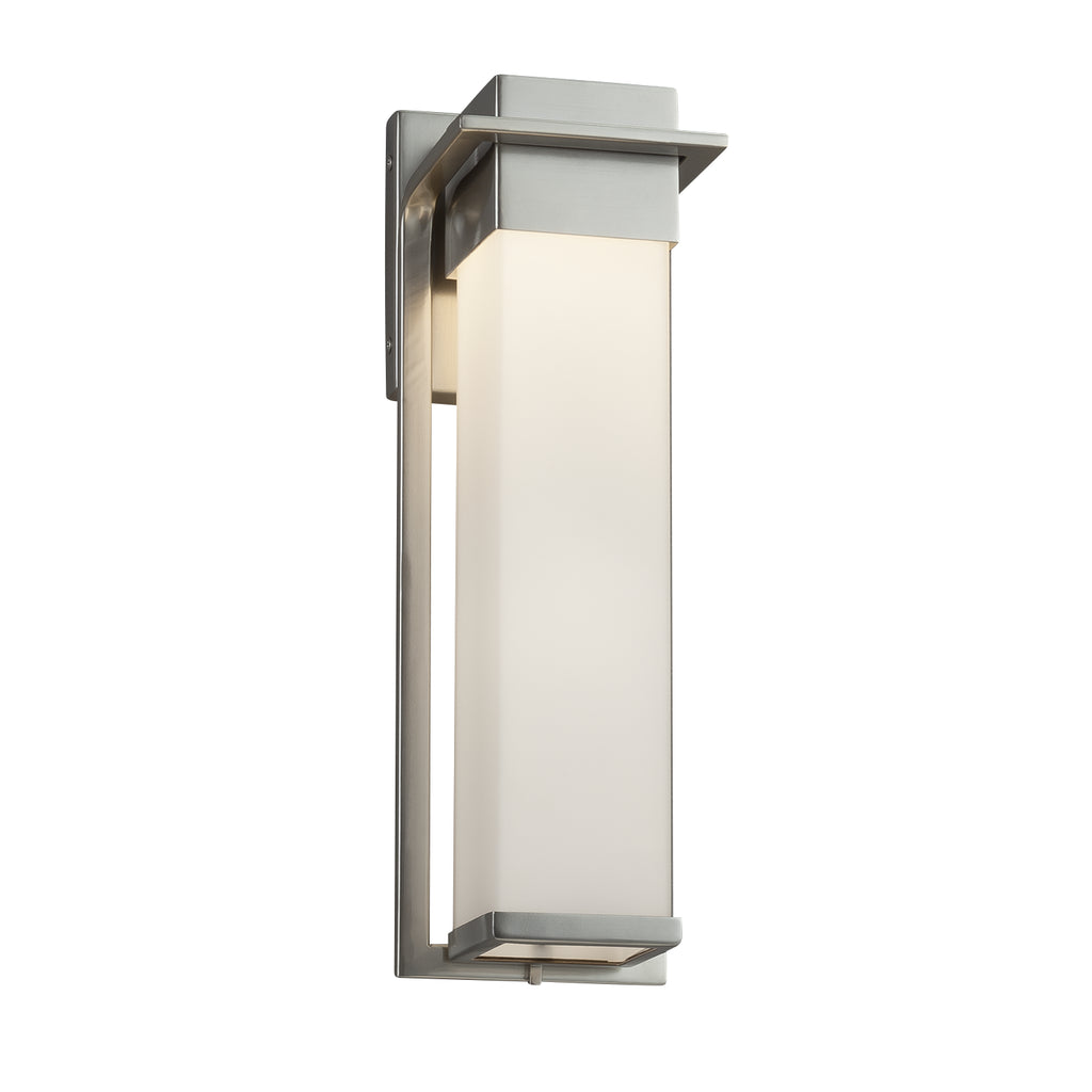 Justice Designs - FSN-7544W-OPAL-NCKL - LED Wall Sconce - Fusion - Brushed Nickel