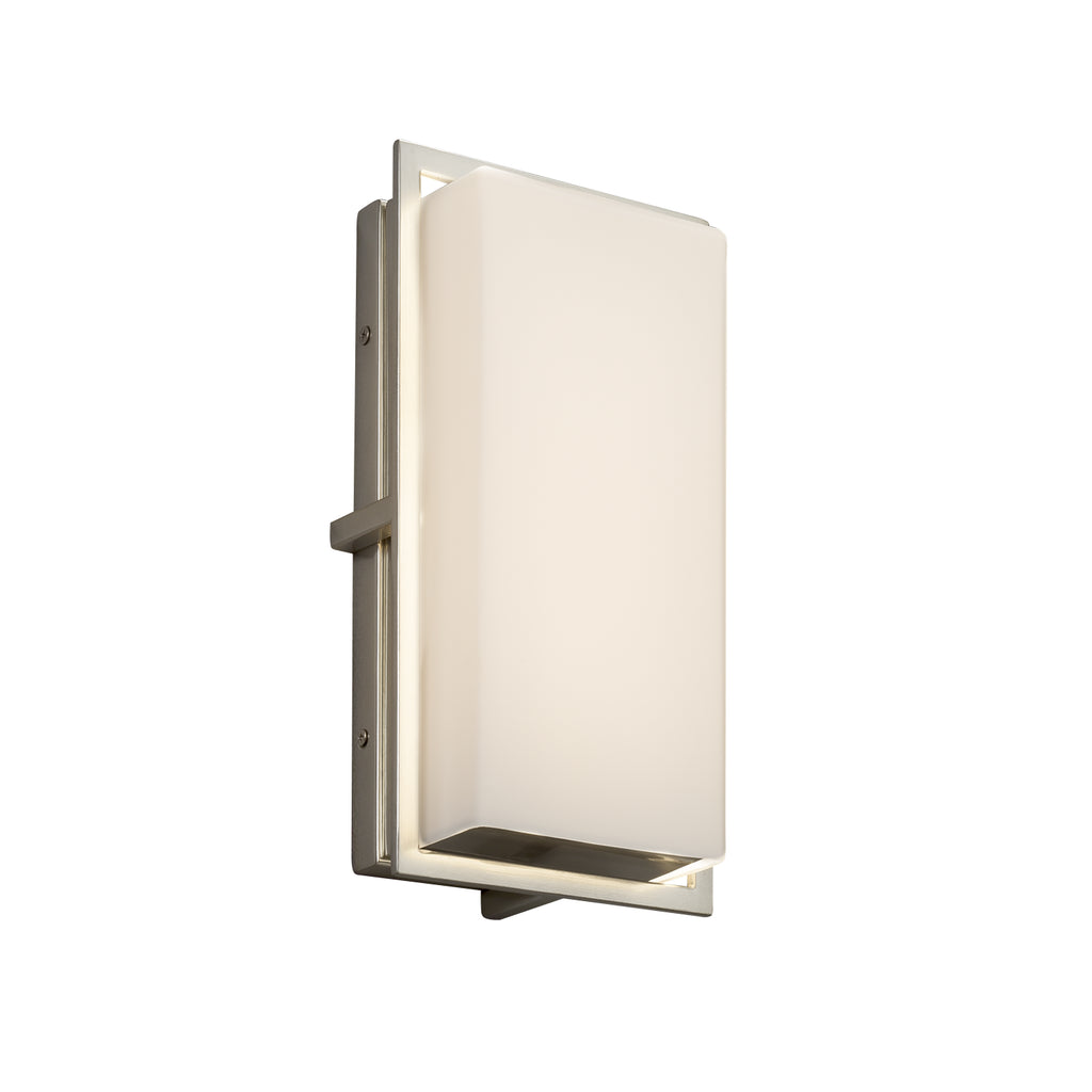 Justice Designs - FSN-7562W-OPAL-NCKL - LED Wall Sconce - Fusion - Brushed Nickel