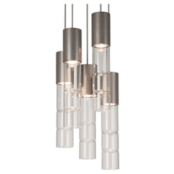 Hammerton Studio - CHB0018-05-BS-MM-C01-G1 - LED Multi-Port - Bamboo - Metallic Beige Silver