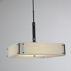 Hammerton Studio - CHB0026-0A-GM-IW-001-E2 - Four Light Chandelier - Urban Loft - Gunmetal (Translucent)