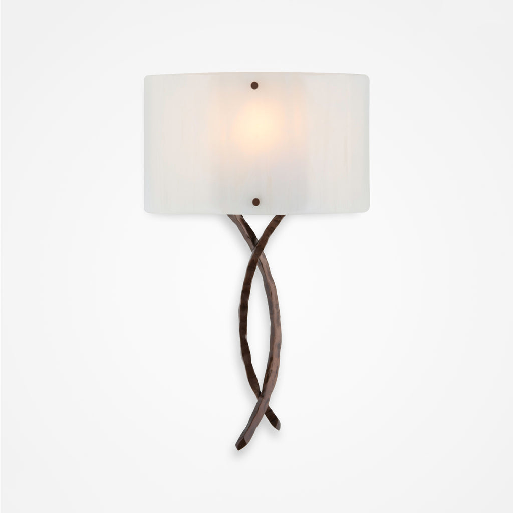 Hammerton Studio - CSB0032-0C-RB-IW-E2 - One Light Wall Sconce - Ironwood - Oil Rubbed Bronze
