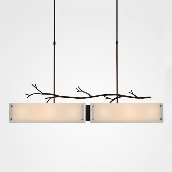 Ironwood LED Linear Suspension in Oil Rubbed Bronze (Translucent) Finish