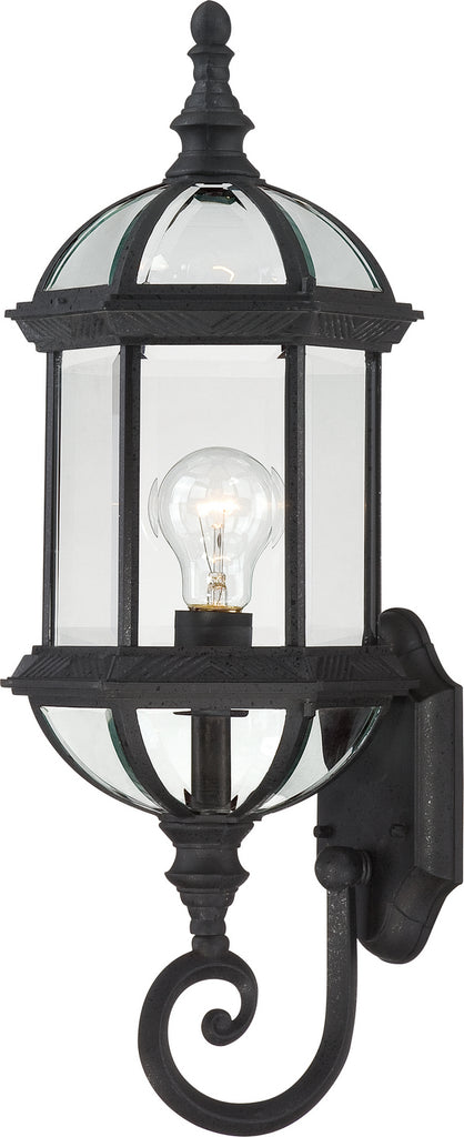 Nuvo Lighting - 60-3499 - One Light Wall Lantern - Boxwood - Textured Black
