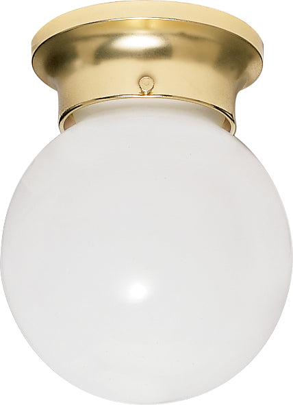 Nuvo Lighting - 60-6028 - One Light Flush Mount - Polished Brass