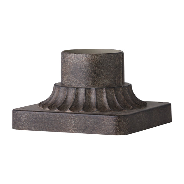 Outdoor Pier Mounts Pier Mount Base in Weathered Chestnut Finish