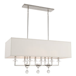 Crystorama - 8109-PN - Eight Light Chandelier - Paxton - Polished Nickel