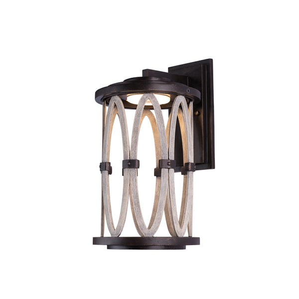 Belmont Outdoor LED Wall Sconce in Florence Gold Finish