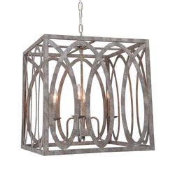 Terracotta Designs - H7122P-4GY - Four Light Chandelier - Palma - Washed Gray