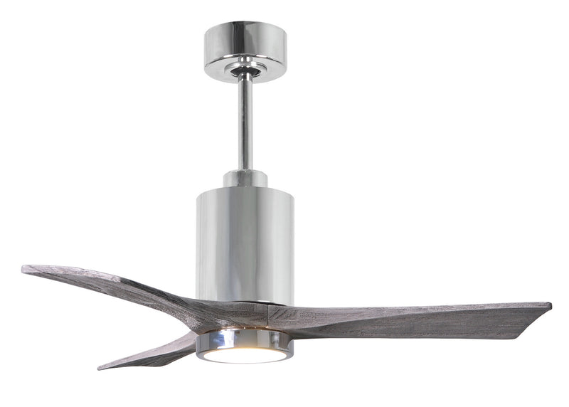 Patricia 42"Ceiling Fan in Polished Chrome Finish
