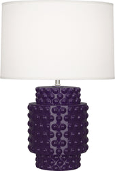 Robert Abbey - AM801 - One Light Accent Lamp - Dolly - Amethyst Glazed Textured
