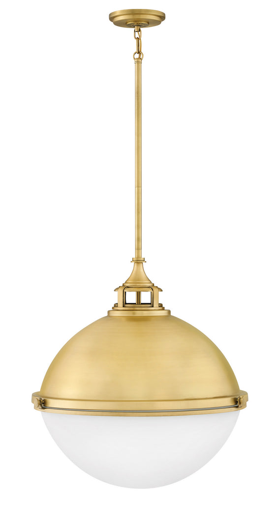 Hinkley - 4836SA - LED Pendant - Fletcher - Satin Brass