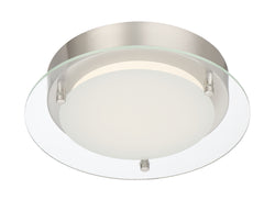 Designers Fountain - LED1274-PN - LED Flushmount - Deco Edge - Polished Nickel