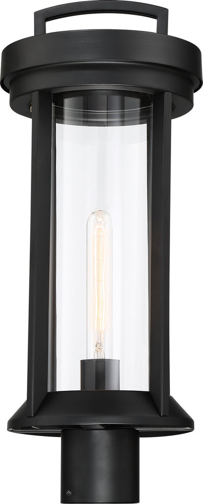 Nuvo Lighting - 60-6503 - One Light Post Lantern - Huron - Aged Bronze / Clear Glass