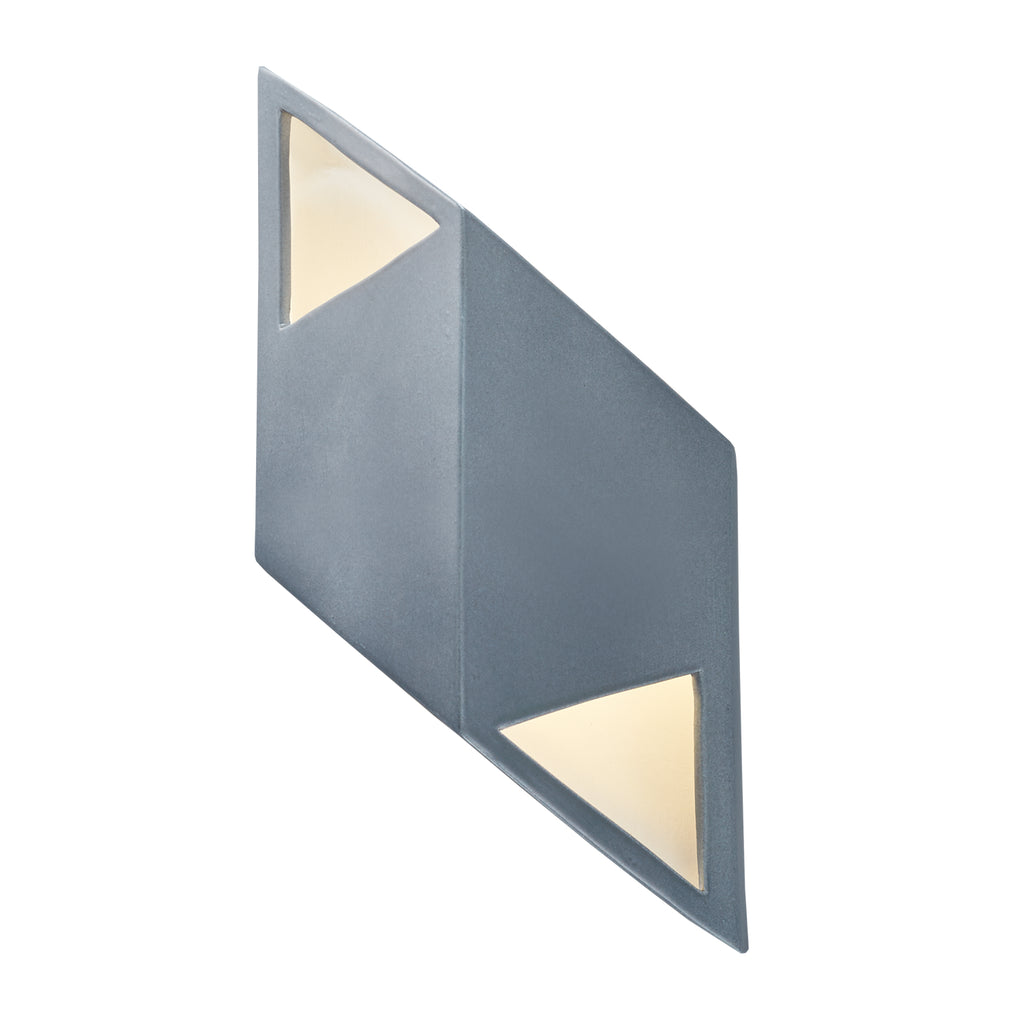Justice Designs - CER-5835-MDMT - Wall Sconce - Ambiance - Midnight Sky w/ Matte White