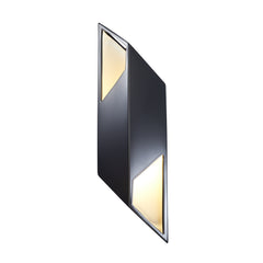 Justice Designs - CER-5845-BKMT - LED Wall Sconce - Ambiance - Gloss Black w/Matte White