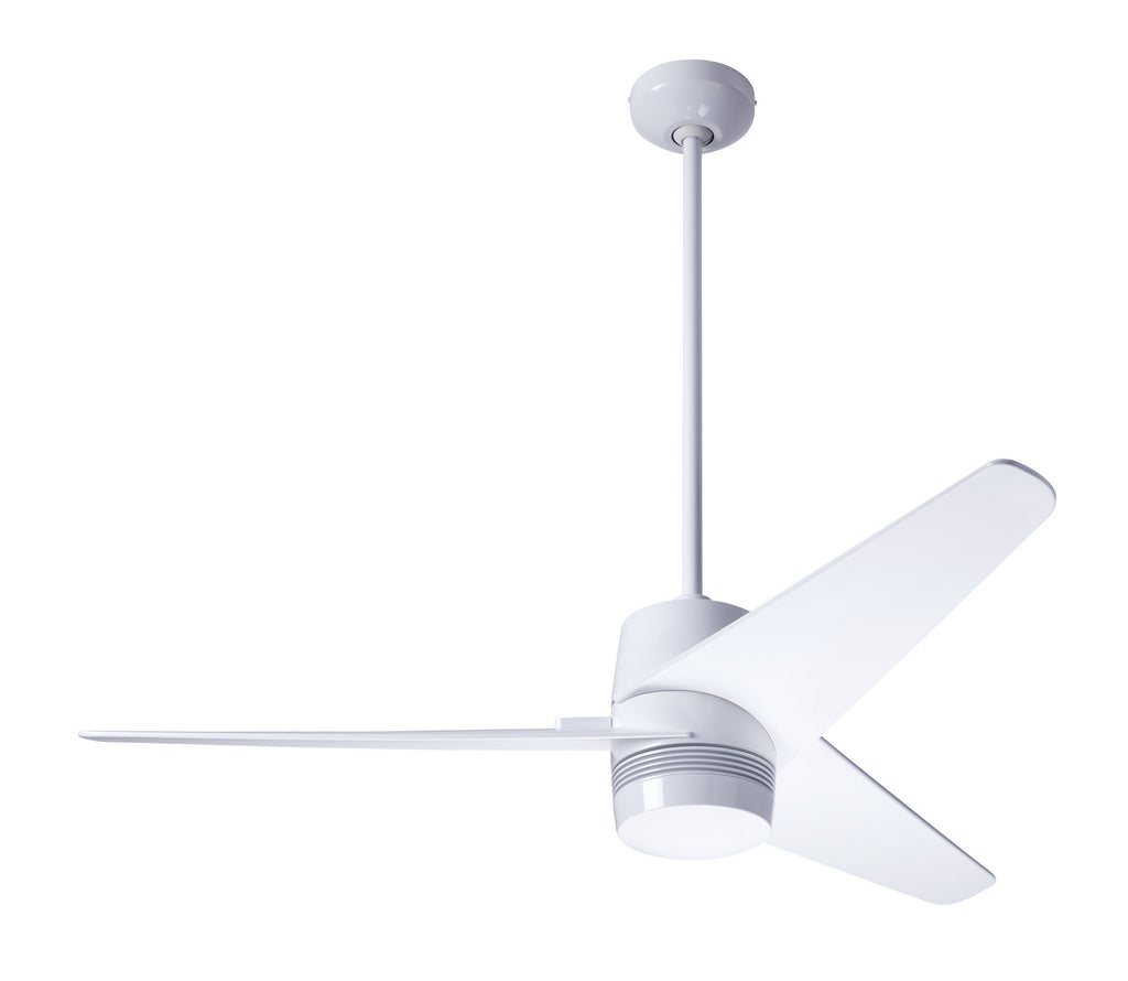 Modern Fan Co - VEL-GW-48-WH-NL-WC - 48``Ceiling Fan - Velo DC - Gloss White