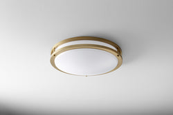 Oxygen - 3-620-40 - LED Ceiling Mount - Oracle - Aged Brass