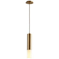 Oxygen - 3-654-40 - LED Pendant - Opus - Aged Brass