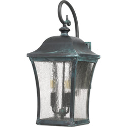 Quoizel - BDS8410AGV - Three Light Outdoor Wall Lantern - Bardstown - Aged Verde