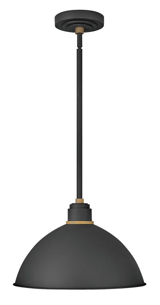 Hinkley - 10685TK - LED Outdoor Lantern - Foundry Dome - Textured Black