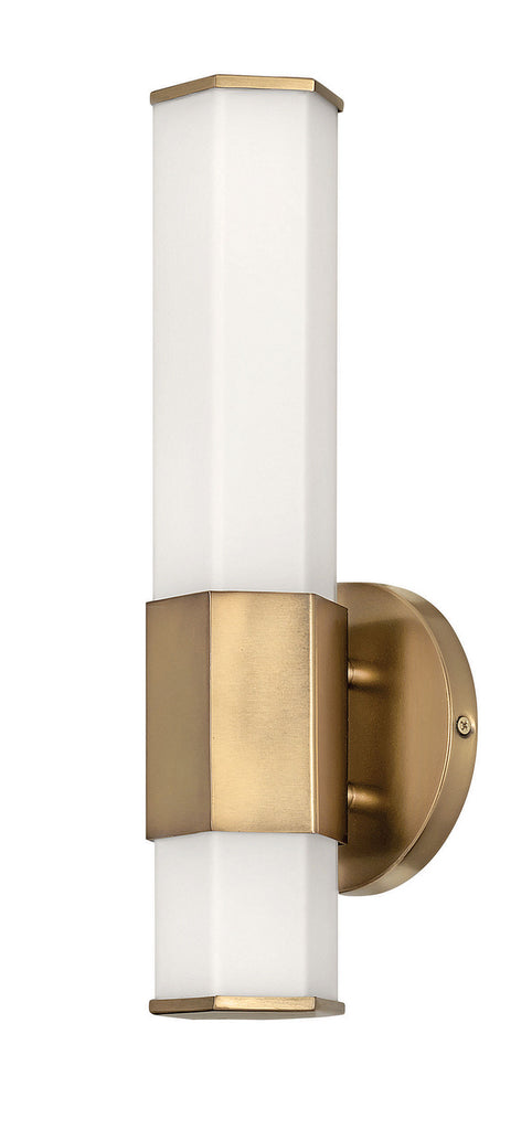 Hinkley - 51150HB - LED Bath - Facet - Heritage Brass