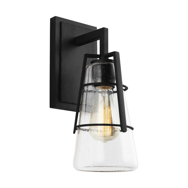 Adelaide One Light Wall Sconce in Midnight Black Finish