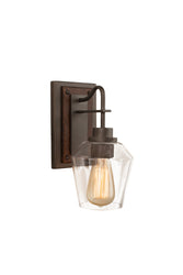 Kalco - 508720BS - One Light Wall Sconce - Allegheny - Brownstone