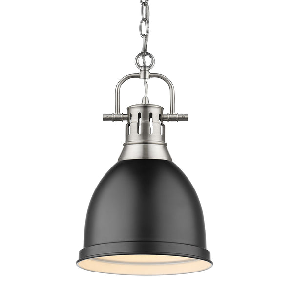 Duncan PW One Light Pendant in Pewter Finish